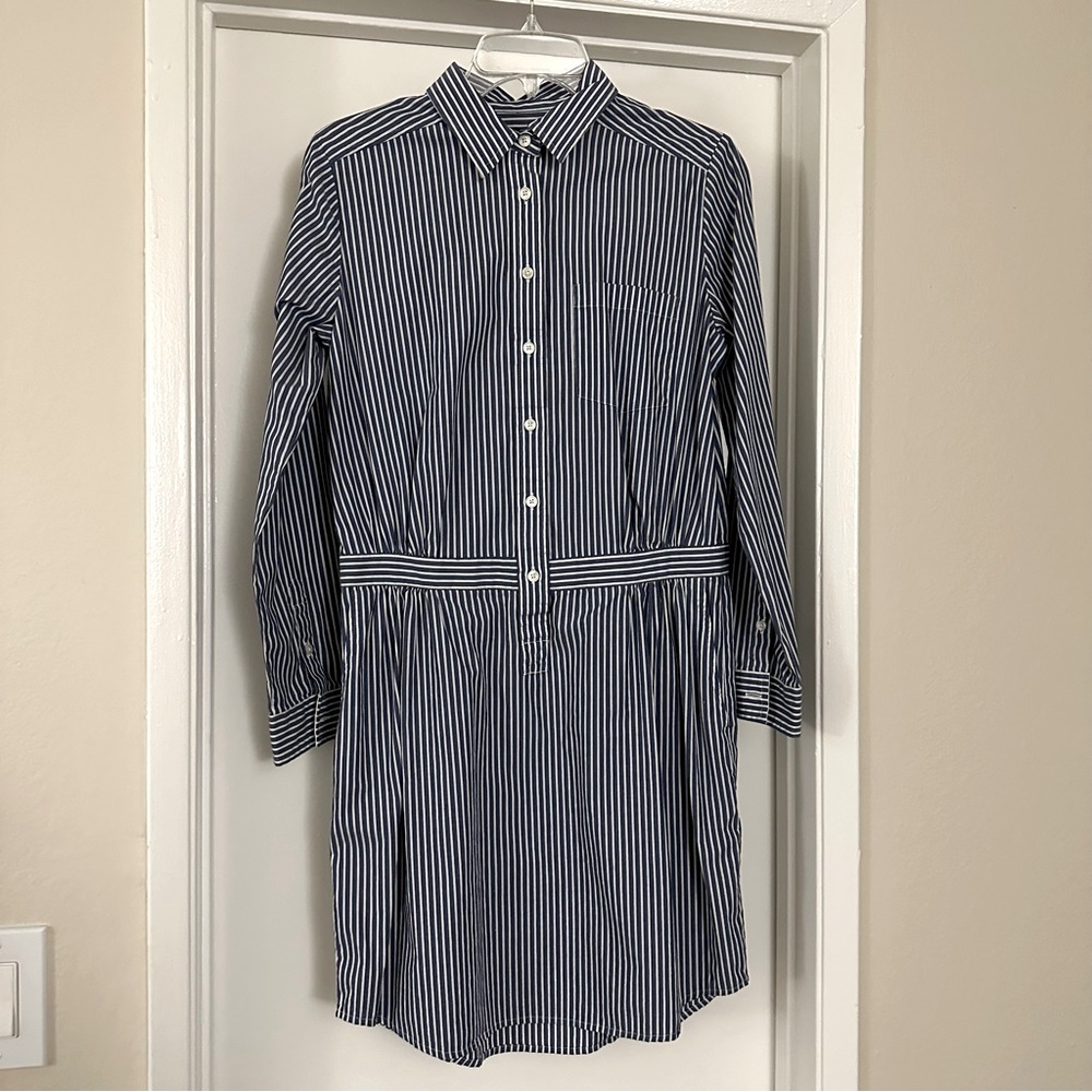 Banana Republic Striped Shirt Dress